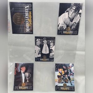 1993-94 Leaf hockey Mario Lemieux  COLLECTION COMPLETE SET  - 10 cards